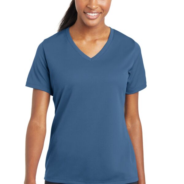 Women's PosiCharge ® RacerMesh ® V Neck Tee Thumbnail
