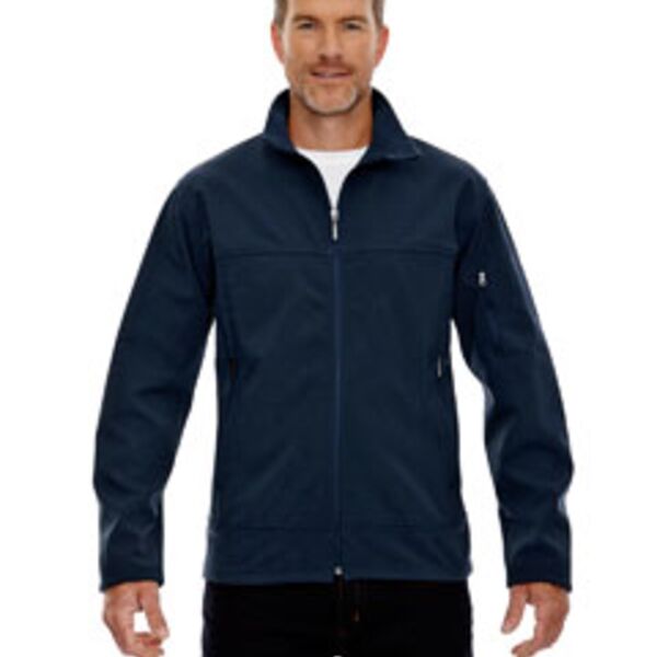 Men's Three-Layer Fleece Bonded Performance Soft Shell Jacket Thumbnail