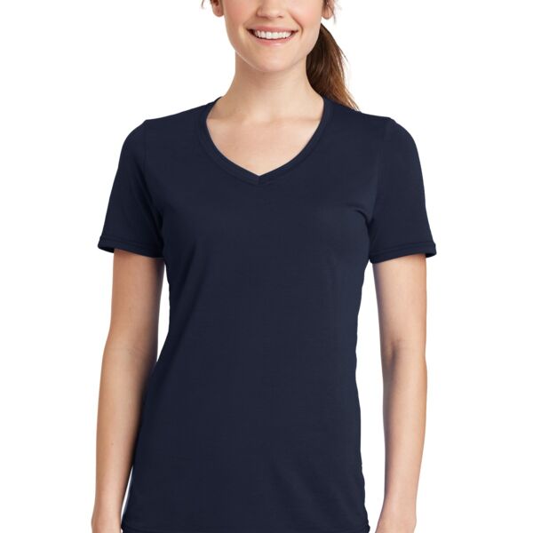 Women's Performance Blend V Neck Tee Thumbnail
